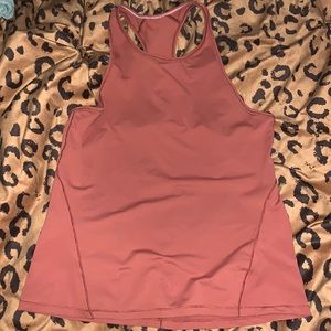 Terracotta racerback workout tank